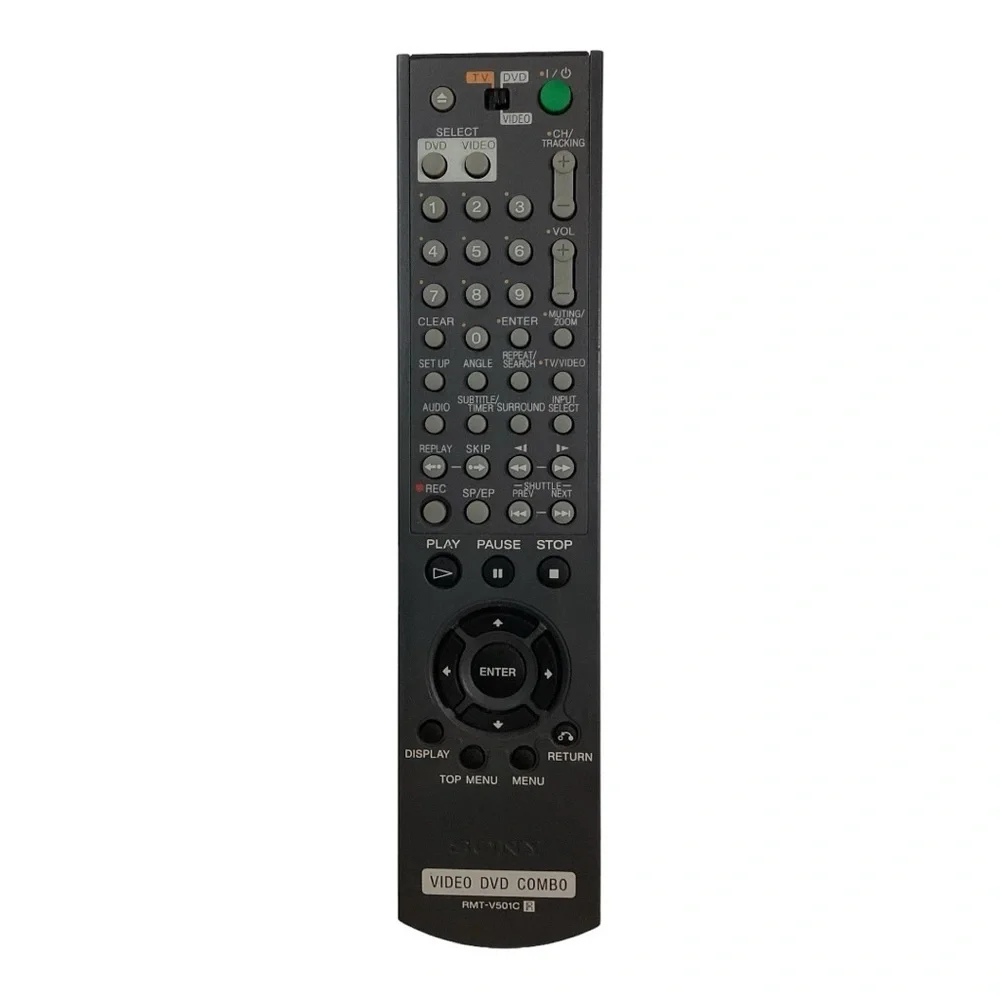 OEM Sony RMT-V501C DVD/VCR Combo Remote Control Used Tested Working & Cleaned‎